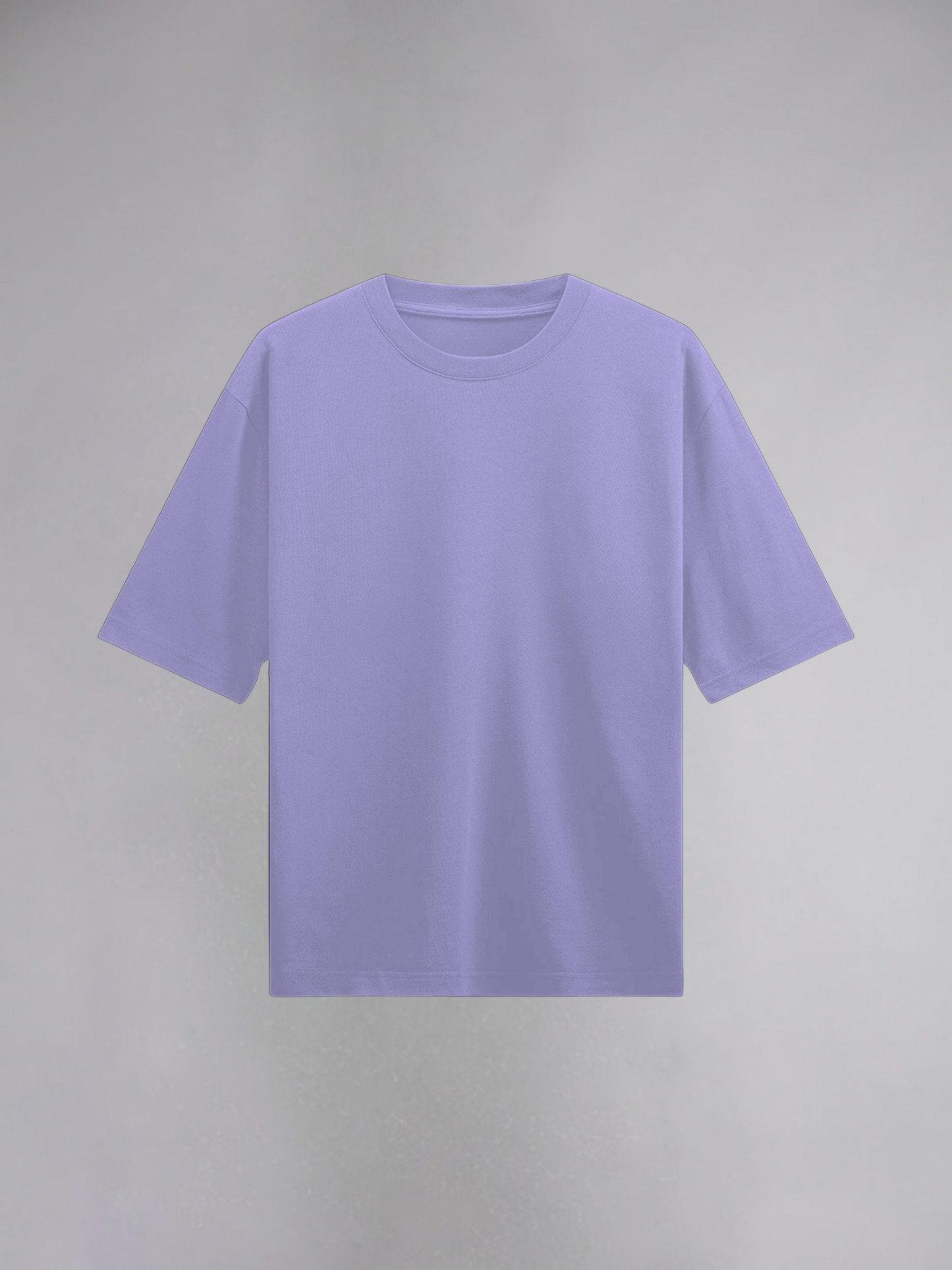 Lavender Half Sleeves Oversized T-Shirt