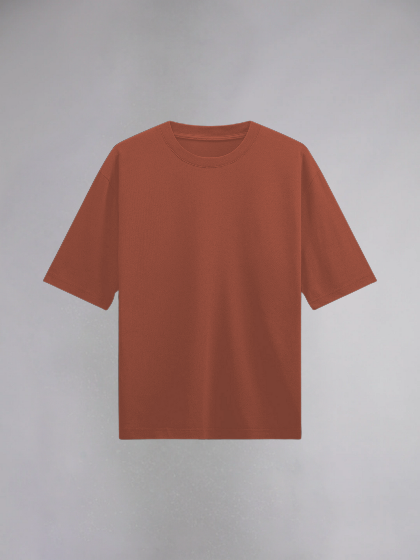 Coral Half Sleeves Oversized T-Shirt