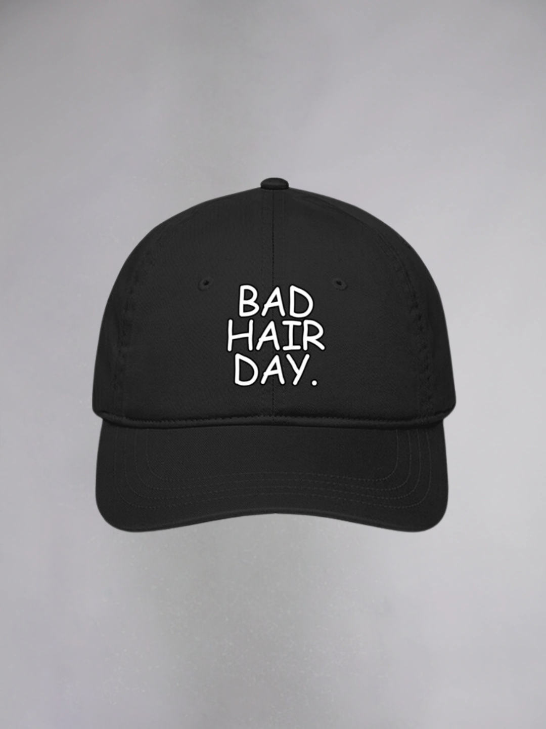 BAD HAIR DAY UNISEX BASEBALL CAP