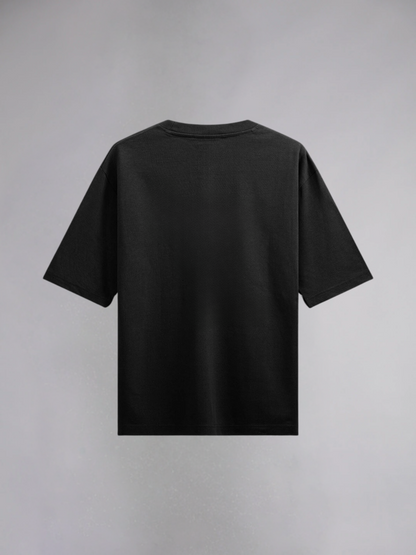 LGBTQ : Black Half Sleeves Oversized T-Shirt