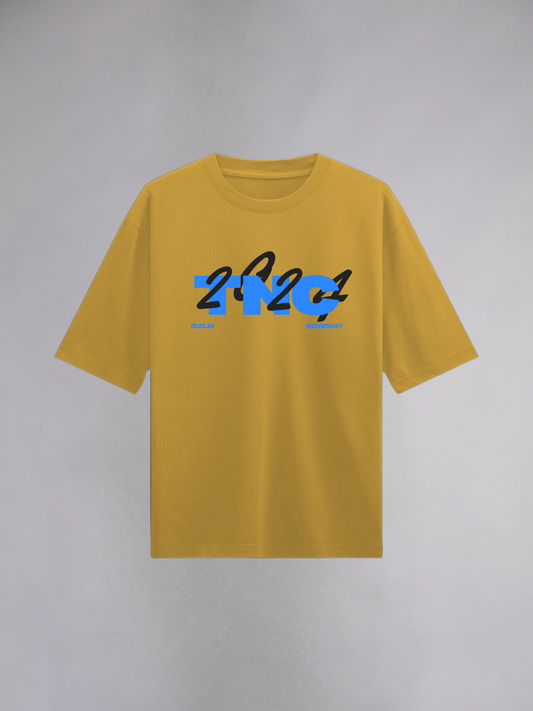 TNC : Yellow Half Sleeves Oversized T-Shirt