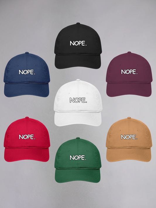 NOPE UNISEX BASEBALL CAP