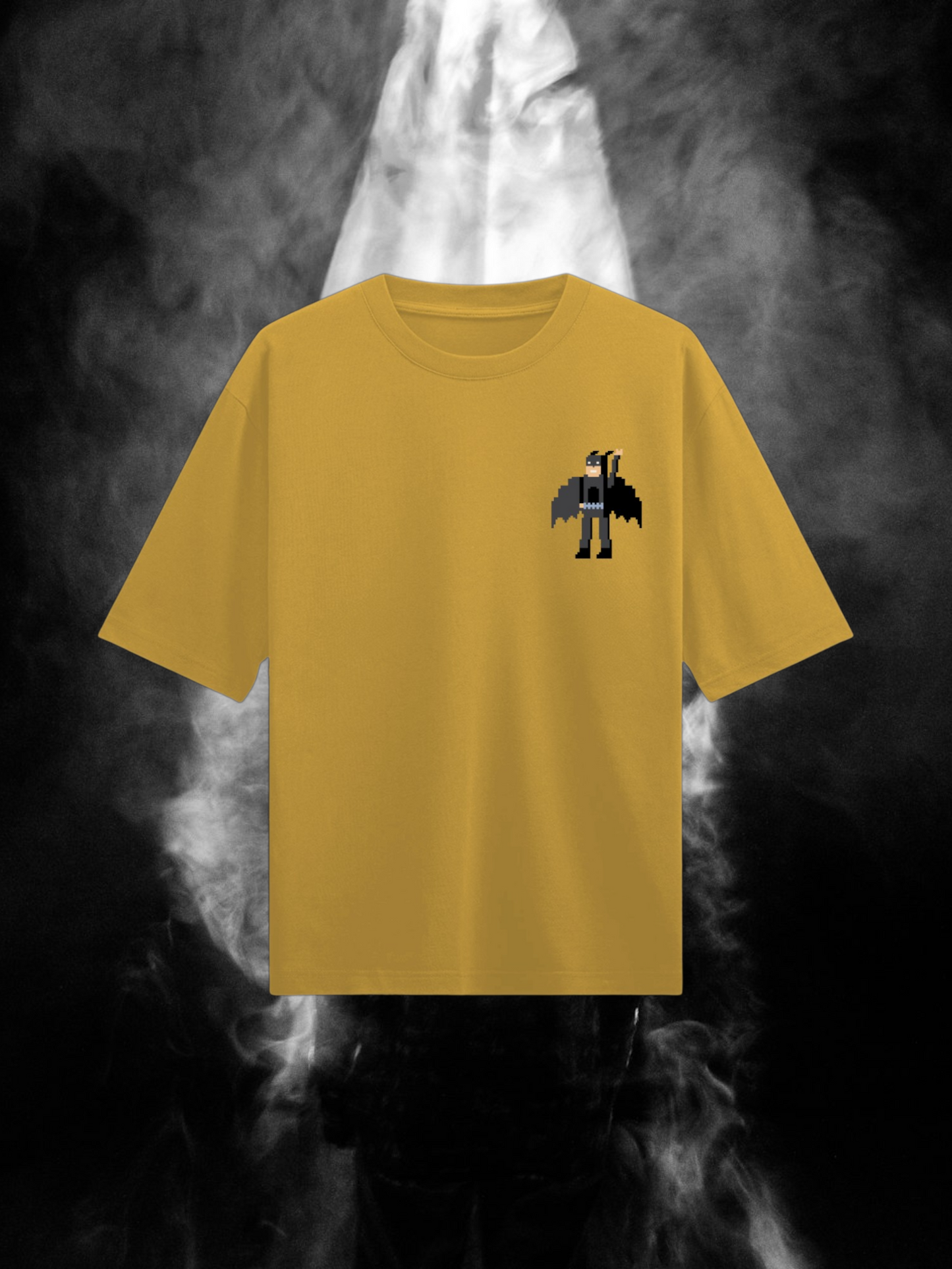 Batman : Yellow Half Sleeves Oversized T-Shirt