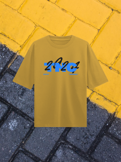 TNC : Yellow Half Sleeves Oversized T-Shirt